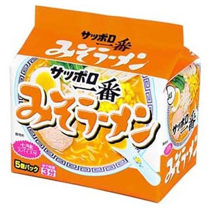サンヨー食品 サッポロ一番 味噌ラーメン 5食 ×6 サンヨー食品 サッポロ一番 味噌ラーメン 5食 ×6