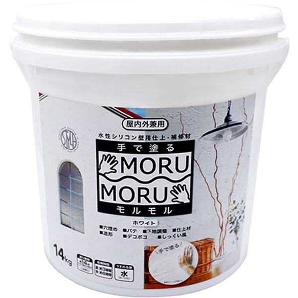 もるもる ニッペ MORUMORU(モルモル) 14kg ホワイト | 激安の新品・型落ち
