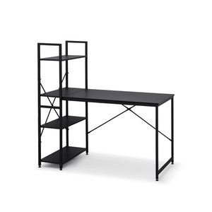 アイリスオーヤマ RDK-1262 ブラック/ブラック ラック付きデスク1200×620 アイリスオーヤマ RDK-1262 ブラック/ブラック ラック付きデスク1200×620