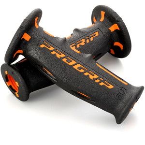 デイトナ D98029 PRO-GRIP スーパーバイクグリップ#601 耐震GEL 120mm 貫通オレンジ/ブラック デイトナ D98029 PRO-GRIP スーパーバイクグリップ#601 耐震GEL 120mm 貫通オレンジ/ブラック