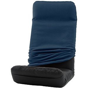 CELLUTANE 堕楽チェア 上タイプ 座椅子 タスクネイビー 日本製 頭部 腰部 脚部 14段 リクライニング 一人掛け A565UEa-584NVY CELLUTANE 堕楽チェア 上タイプ 座椅子 タスクネイビー 日本製 頭部 腰部 脚部 14段 リクライニング 一人掛け A565UEa-584NVY