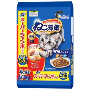 ユニチャーム ねこ元気 お魚ミックス まぐろ・かつお・白身魚入り 5.8kg ユニチャーム ねこ元気 お魚ミックス まぐろ・かつお・白身魚入り 5.8kg