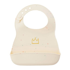 ディーバイダッドウェイ シリコーンビブ シュガープラム アイボリー ディーバイダッドウェイ シリコーンビブ シュガープラム アイボリー