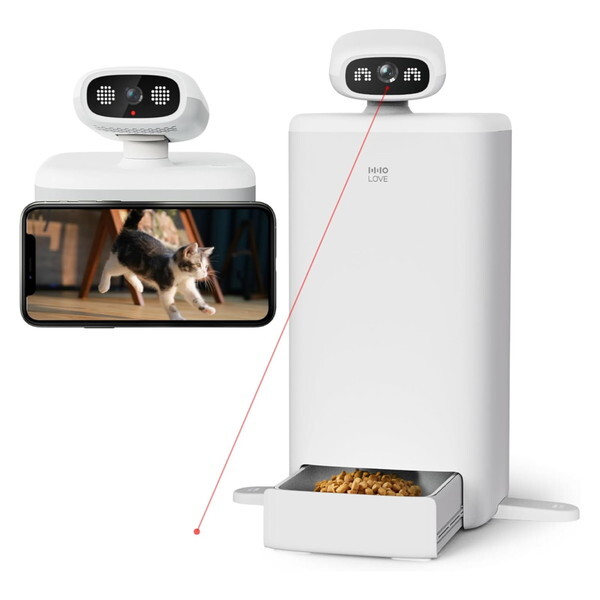 愛犬・愛猫用】Skymee 自動給餌器 Smart feeder ペットカメラ - その他