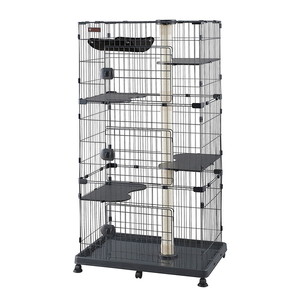 専用です⭐︎アイリスオーヤマ　PKC-800 アイボリーオーク キャットケージ アイリスオーヤマ 隠れ家キャットランドケージ PKC-800 マットブラウン