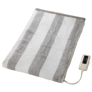 MAXZEN MET-190YN01-GY グレー [電気掛敷毛布(188×130cm)] | 激安の