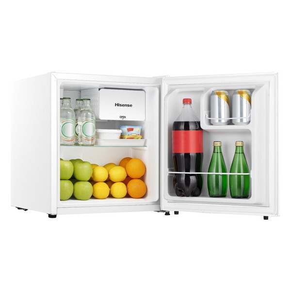 Hisense 冷蔵庫 45L 引き取り限定！ 45L 1ドア冷蔵庫（直冷式）シルバー【右開き】 | ハイセンス | HR-A45S
