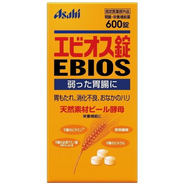 アサヒフードアンドヘルスケア エビオス錠(瓶) 600錠 | 激安の新品・型