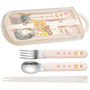 【リラックマセット】【ランチボックス】【ボトル】【箸】【エコバッグ】【スプーン】 Amazon｜リラックマ ボトル型 三段 ランチ BOX（箸付）＆ 二段式