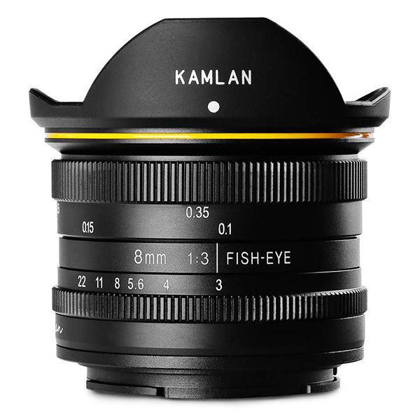 KAMLAN 8mm F3.0 (Fuji-X) フィッシュアイ [超広角単焦点MFレンズ(富士