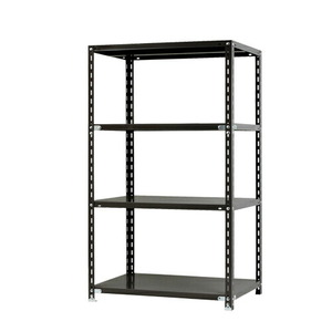 キタジマ 51010501402 スチールラック NC875-15-4段 ブラック