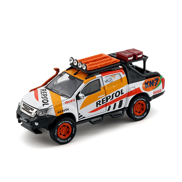 r[GNGCVY U D-Max 2018 uRepsol Oilv ANZT[pbN RHD 64B0286 ~jJ[ 1/64 BMNGCVY