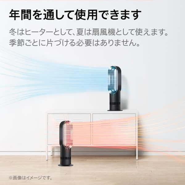 DYSON AM09 BI N ブラック/アイアン Hot + Cool [ファンヒーター]