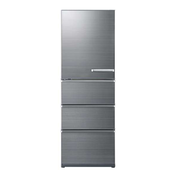ハイアールAQUA冷蔵庫430L AQUA AQR-V43NL-S チタニウムシルバー Delie [冷蔵庫 (430L・左開き