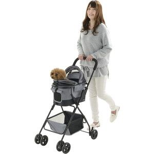 Richell ペットカート ミニモ グレー | 激安の新品・型落ち Richell ペットカート ミニモ グレー | 激安の新品・型落ち