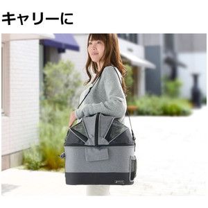 Richell ペットカート ミニモ グレー | 激安の新品・型落ち