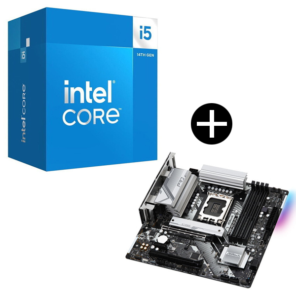 Intel Corei5-14500 CPU + ASRock B760M Pro RS/D4 マザーボード
