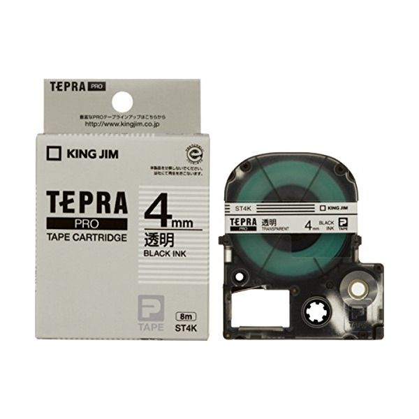 KING JIM ST4K [�e�v��PRO�e�[�v�J�[�g���b�W ���� ������ 4mm��]