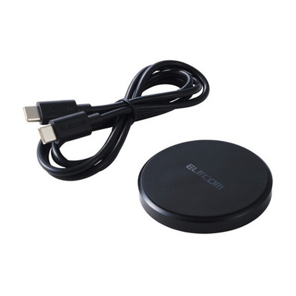 ELECOM W-QA28BK CX[d QiF 12W/10W/7.5W/5W  [d P[ut 1m u[d ^ RpNg ubN