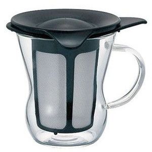 HARIO OTM-1B ブラック [ワンカップティーメーカー (200ml)]