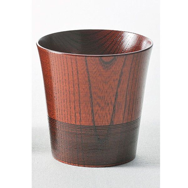 東出漆器店 伝 山中塗 ロックカップ ペア 山中塗 漆磨カップ 二