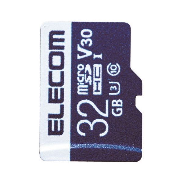 ELECOM MF-MS032GU13V3R MicroSDHCJ[h f[^T[rXt rfIXs[hNXΉ UHS-I U3 80MB s 32GB