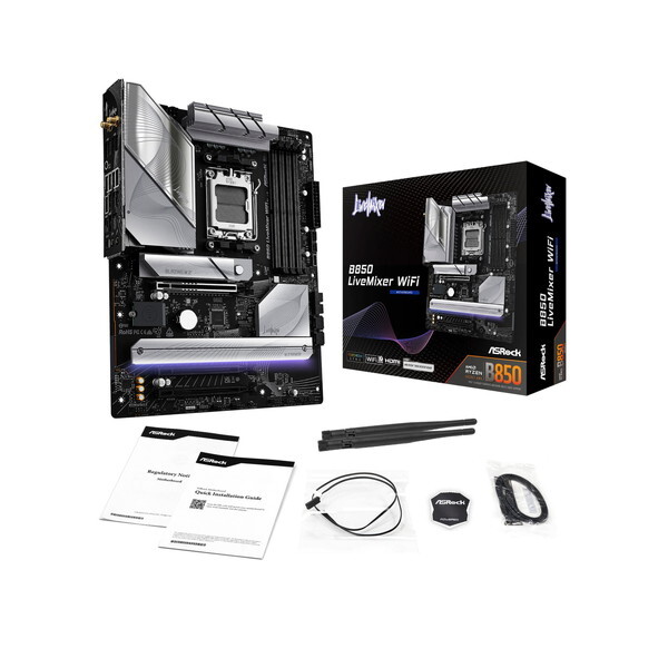 ASRock B850 LiveMixer WiFi マザーボード ASRock B850 LiveMixer WiFi [ATXマザーボード] | 激安の新品・型落ち
