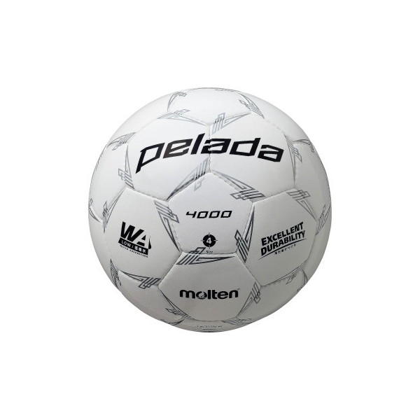 モルテン サッカーボール 4号球 ペレーダ4000 検定球 ホワイト F4L4000-W