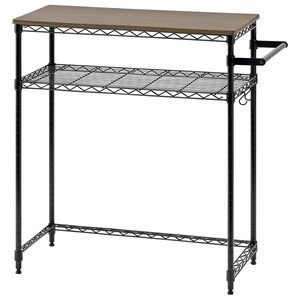 アイリスオーヤマ CMM-PRL7590-B ブラック [カラーメタルラック ロータイプ]