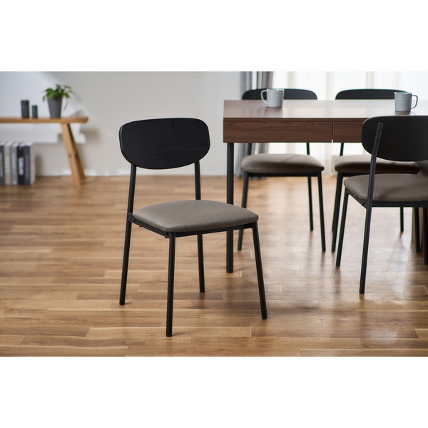 アイリスオーヤマ DTS-STRウォールナット ダイニングテーブルセット