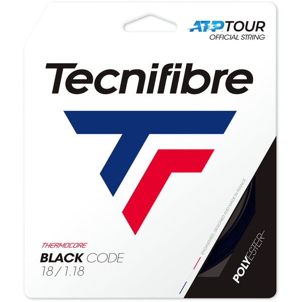 Tecnifibre (eNjt@Co[) dejXp Kbg BLACK CODE ubN 1.24mm TFSG401 BK