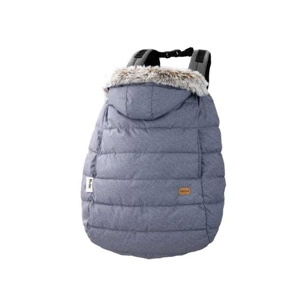 BABY&Me 抱っこひも・ベビーカー用防寒ケープ グレー [抱っこ紐