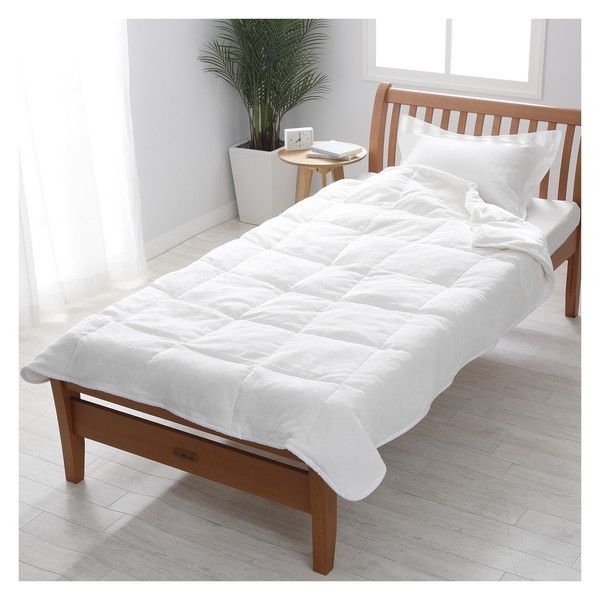 西川 羽毛入り ふわふわあったかケット シングル 140×200cm 1449-50219