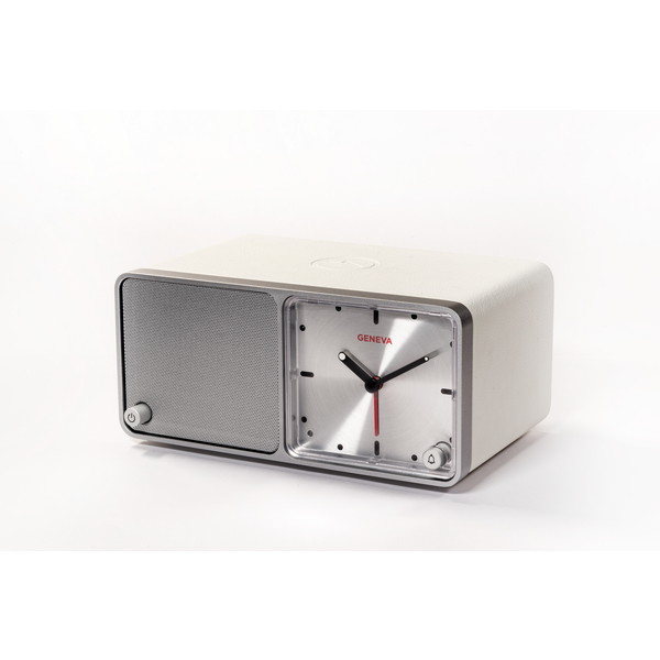 Geneva GTE-WH �z���C�g Geneva Time [�N���b�N�t��Bluetooth�X�s�[�J�[]