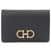 Ferragamo フェラガモ カードケース ブラック 220371 755317 THE GANCINI CARD CASE NERO 【並行輸入品】