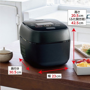 象印 NW-MA07-BA ブラック 極め炊き [圧力IH炊飯ジャー(4合炊き 