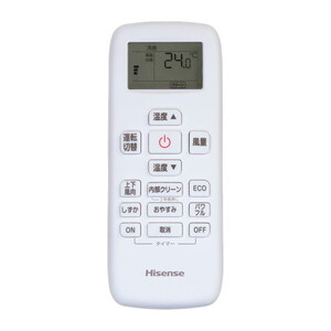S&I　新品未使用Hisenseエアコン HA-J22H-W① 楽天市場】HA-J22H-W Hisense【工事なし】ハイセンス6畳 ルーム