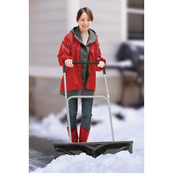 ファミリー・ライフ 大型車輪付きスノープッシャー 楽太郎(a31603