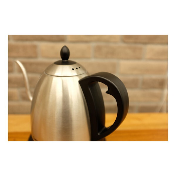 29602-J シルバー グースネック電気湯沸ケトル(1L) 日本仕様モデル