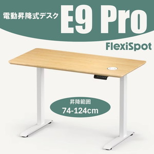 Flexispot E9PROW ホワイト [電動昇降式デスク]