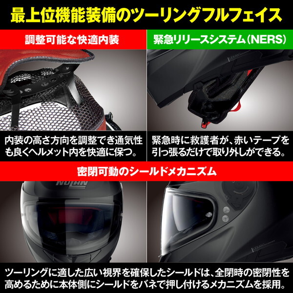 NOLAN フルフェイスヘルメット NOLAN D49898 NOLAN(ノーラン) バイク用 ヘルメット フルフェイス N80
