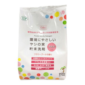 ジーエバー 環境にやさしい ヤシの実粉末洗剤 柔軟剤入り 900g
