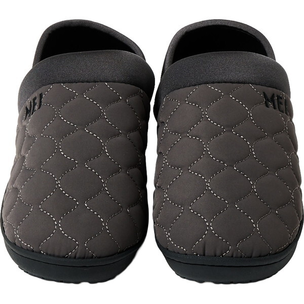 モカシン・デッキシューズ 黒と毛皮のコンビネーション サイズ42