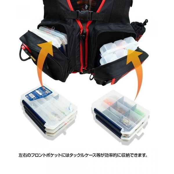 DRESS フローティングゲームベスト　ブラック ライジャケ 軽量 DRESSフローティング ゲームベスト AIR