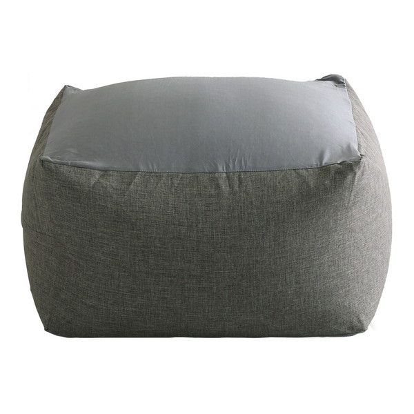 ビーズクッション 単品 グレージュ 洗えるカバー クッション ビーズ