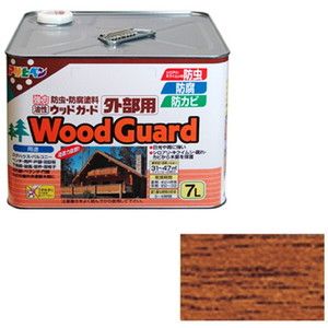 アサヒペン 油性ウッドガード外部用 7L チーク 03 [油性塗料]