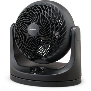 アイリスオーヤマ PCF-MKM18-B ブラック [サーキュレーター 14畳 首振り マカロン型]