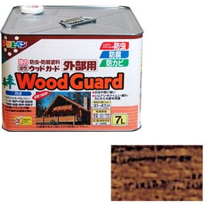 アサヒペン 油性ウッドガード外部用 7L ウォルナット 11 [油性塗料]