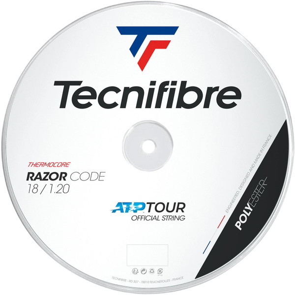 Tecnifibre (テクニファイバー) 硬式テニス用 ガット BOB RAZOR CODE 200mロール ブルー 1.30mm TFSR403 BL