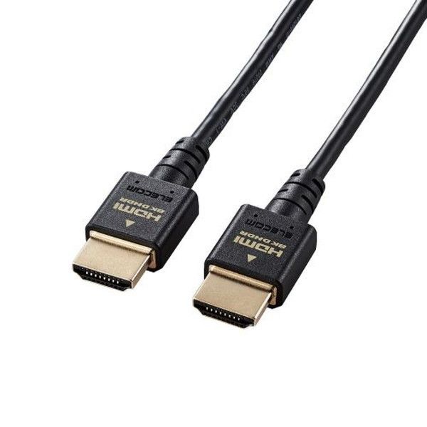 ELECOM DH-HD21ES20BK HDMI ケーブル HDMI2.1 ウルトラハイスピード